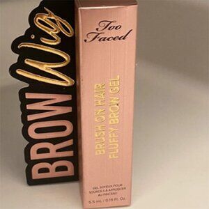 NWT Too Faced Brow Wig Brush on Eyebrow Gel